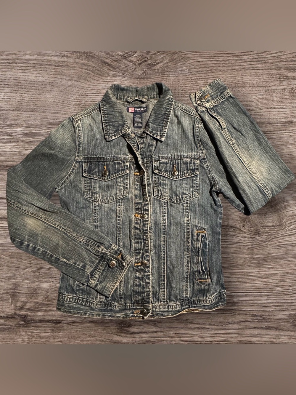 ✨ Vintage Y2K Duck Head Jeans Co. Faded Denim Trucker Jacket ✨